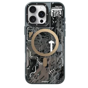 قاب یانگ کیت Youngkit Technology Futuristic Circuit برای آیفون 16 پرو مکس