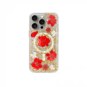 قاب کی زد دو  KZDoo Mag Flowers برای آیفون 15 پرو مکس