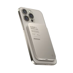 پاوربانک مگسیف مومکس مدل Momax Q.Mag X Magnetic Wireless Power Bank ظرفیت 5000 میلی آمپر توان 20 وات