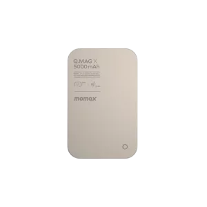 پاوربانک مگسیف مومکس مدل Momax Q.Mag X Magnetic Wireless Power Bank ظرفیت 5000 میلی آمپر توان 20 وات