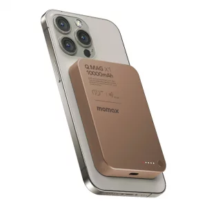 پاوربانک مگسیف مومکس مدل Momax Q.Mag X Magnetic Wireless Power Bank ظرفیت 10000 میلی آمپر توان 20 وات