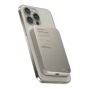 پاوربانک مگسیف مومکس مدل Momax Q.Mag X Magnetic Wireless Power Bank ظرفیت 10000 میلی آمپر توان 20 وات