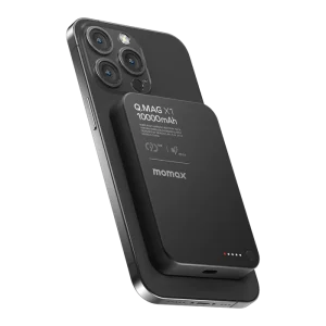 پاوربانک مگسیف مومکس مدل Momax Q.Mag X Magnetic Wireless Power Bank ظرفیت 10000 میلی آمپر توان 20 وات