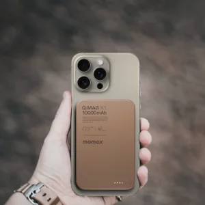 پاوربانک مگسیف مومکس مدل Momax Q.Mag X Magnetic Wireless Power Bank ظرفیت 10000 میلی آمپر توان 20 وات