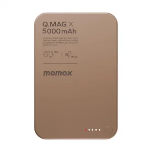 پاوربانک مگسیف مومکس مدل Momax Q.Mag X Magnetic Wireless Power Bank ظرفیت 5000 میلی آمپر توان 20 وات