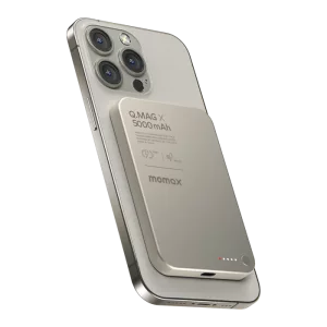 پاوربانک مگسیف مومکس مدل Momax Q.Mag X Magnetic Wireless Power Bank ظرفیت 5000 میلی آمپر توان 20 وات