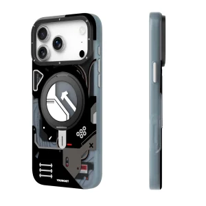 قاب یانگ کیت Youngkit Cyberpunk 360° Spin Magnetic Stand Case Black برای آیفون 17 پرو مکس