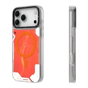 قاب یانگ کیت Youngkit Cyberpunk Luminous Quicksand Orange  برای آیفون 17 پرو مکس