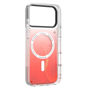 قاب یانگ کیت Youngkit Cyberpunk Luminous Quicksand Orange  برای آیفون 17 پرو مکس