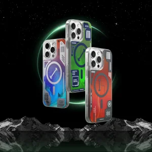 قاب یانگ کیت Youngkit Cyberpunk Luminous Quicksand Orange  برای آیفون 17 پرو