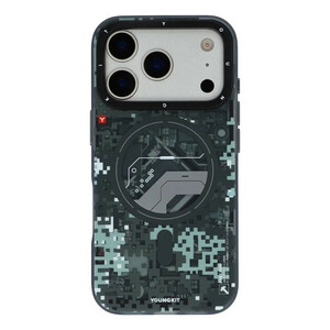 قاب یانگ کیت  Youngkit Camouflage Blue  برای آیفون 17 پرو مکس