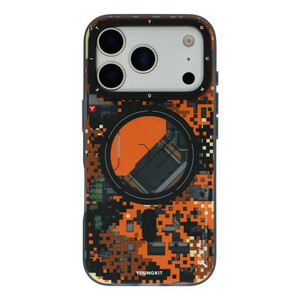 قاب یانگ کیت  Youngkit Camouflage Orange برای آیفون 17 پرو مکس