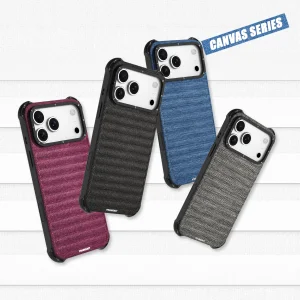 قاب یانگ کیت  Youngkit Canvas Fabric Gray برای آیفون 17 پرو