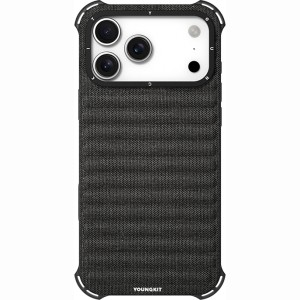 قاب یانگ کیت  Youngkit Canvas Fabric Black برای آیفون 17 پرو
