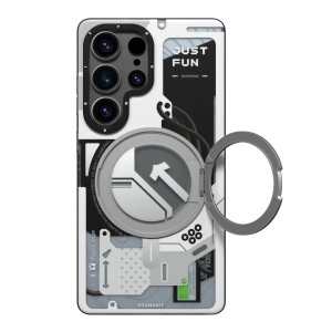 قاب یانگ کیت Youngkit Cyberpunk 360° Spin Magnetic Stand Case  برای S25 اولترا