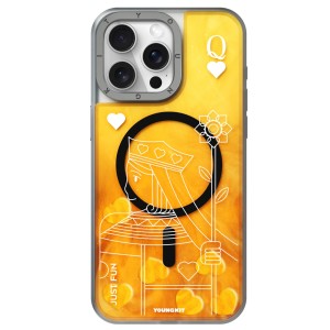 قاب یانگ کیت Youngkit Luminous Quicksand Carreaux برای سری آیفون 15