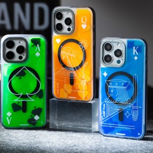 قاب یانگ کیت Youngkit Luminous Quicksand Carreaux برای سری آیفون 15