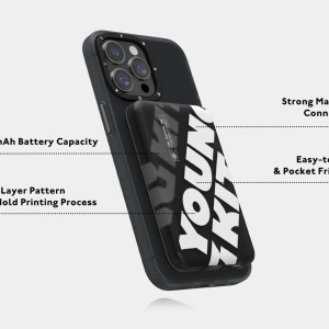 پاوربانک مگسیف یانگ کیت مدل Youngkit Circuit Board Power Bank MagSafe ظرفیت 5000 میلی آمپر توان 20 وات