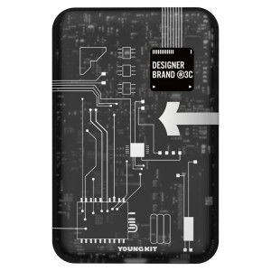 پاوربانک مگسیف یانگ کیت مدل Youngkit Circuit Board Power Bank MagSafe ظرفیت 5000 میلی آمپر توان 20 وات