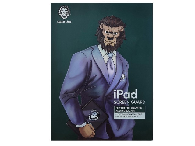 گلس شفاف iPad pro برند گرین لاین 12.9 اینچ
