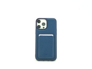 قاب چرمی محافظ لنزدار کشویی به همراه جاکارتی مگ سیف HDD(اورجینال) Apple iphone 13 promax