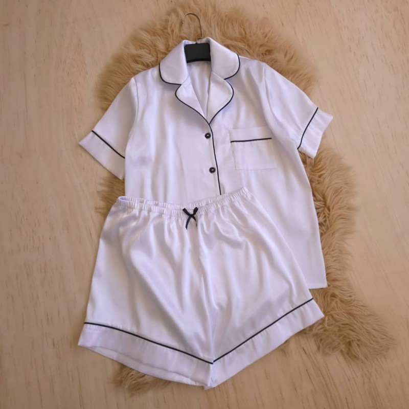 بلوز آستین کوتاه و شورت مغزی (تحویل به پست 10روز کاری بعد از ثبت)