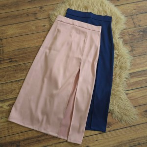 دامن بلند چاکدار