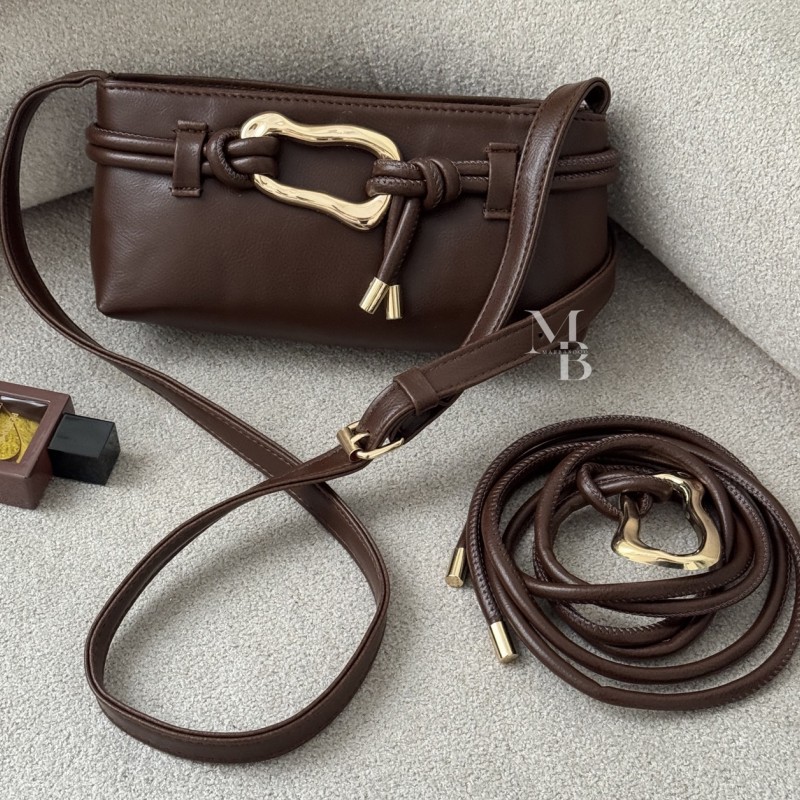 ست کیف و کمربند مدل ترنج