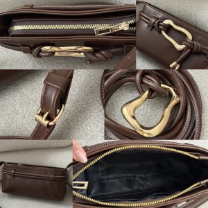 ست کیف و کمربند مدل ترنج