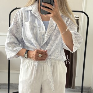 شومیز  گره ای دخترانه مدل آمایا