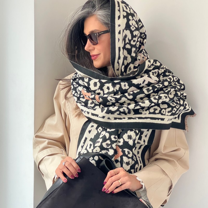 شال فوتر پلنگی