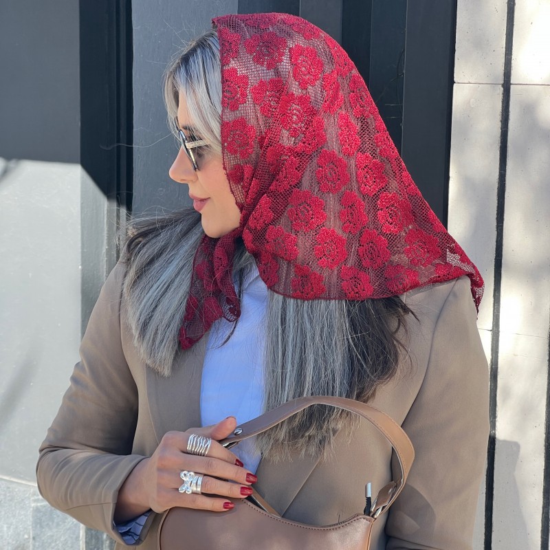 روسری گیپور سه گوش