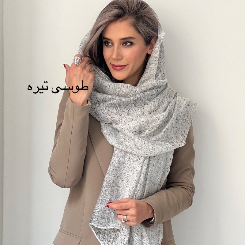 شال نخ ابریشم ابروبادی