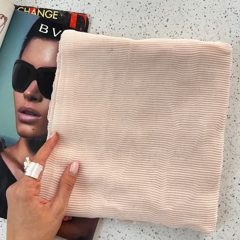 شال نخی پلیسه اکلیلی