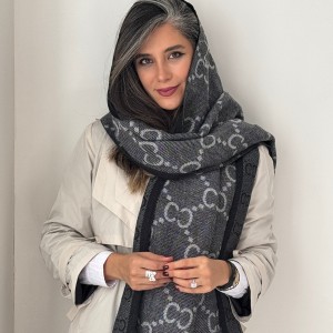 شال موهر مارک دار