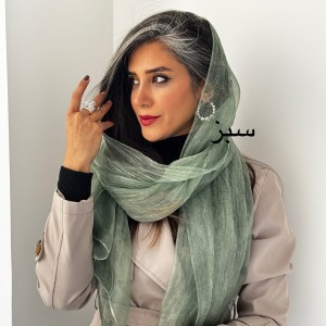 شال حریر شیشه ای ابریشم