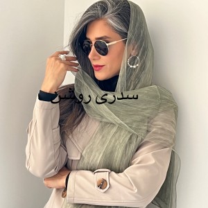 شال حریر شیشه ای ابریشم