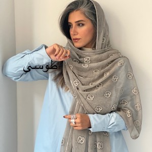 شال حریر نخ گوچی