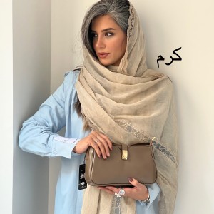 شال اپلیکه پروانه