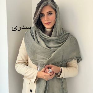 شال اپلیکه پروانه