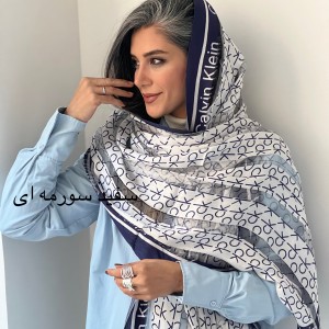 شال ابریشم میله ای ck