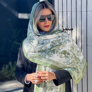 شال ژاکارد جنگل