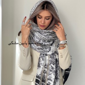 شال ابریشم میله ای دیور