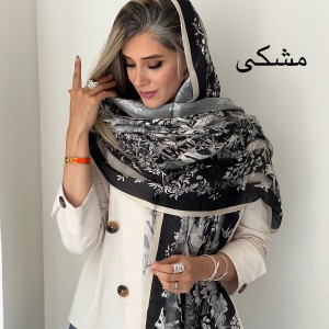 شال ابریشم میله ای پرستو