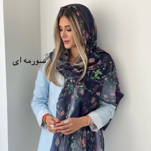 شال ابریشم کبریتی مهریز