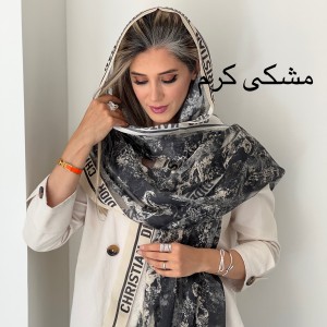 شال ابریشم میله ای دیور