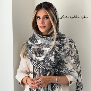 شال ابریشم میله ای دیور