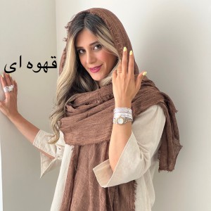 شال کنفی لینن نسا