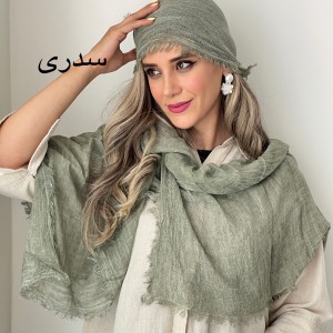 شال کنفی لینن نسا