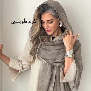 شال کنفی لینن نسا